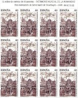 España 1995 Bienes Culturales Naturales Patrimonio Mundial De La Humanidad Minipliego 48 Monasterio Guadalupe Sello 3390 - Full Sheets