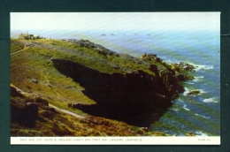 ENGLAND  -  Land's End Point And Longships Lighthouse  Unused Postcard As Scan - Land's End