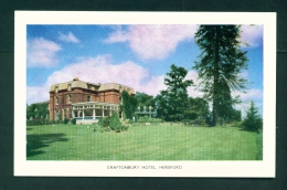 ENGLAND  -  Hereford  Graftonbury Hotel   Unused Postcard As Scan - Hertfordshire