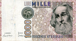 Italy,1000 Lit. ,P.109a,6.1.1982,see Scan - 1.000 Lire