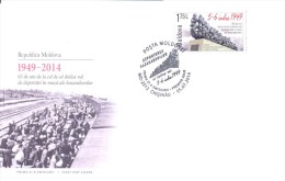 2014. Moldova, 65y Of Second Deportation In Moldova, FDC, Mint/** - Moldavie