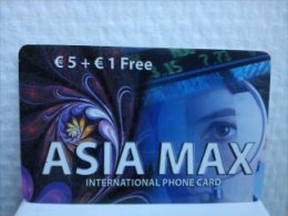 Prepaidcard Asia Max Used Rare - Cartes GSM, Recharges & Prépayées