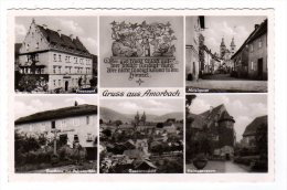 Amorbach - S/w Mehrbildkarte 6 - Amorbach