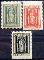 FIUME 1923 St.Vitus COMPLETE SET MLH Scott178-180 CV$7 - Fiume & Kupa