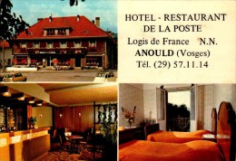 88-ANOULD..RESTAURANT DE LA POSTE..3 VUES....CPM - Anould