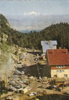 PAYSAGES DU JURA - LE COL DE LA FAUCILLE -01- VUE AERIENNE DANS LE FOND LE LAC LEMAN ET LE MONT BLANC - Ski Nautique