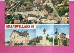 GRANDVILLARS  -  ** 4 VUES SOUVENIR ** -  Photo : COMBIER  - Editeur : Collection MAISON DE LA PRESSE    N° 3.CP 81.3404 - Grandvillars