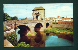 WALES  -  Monmouth  Monnow Bridge  Used Postcard As Scans - Monmouthshire