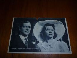 Chromo Grand Format Kwatta Célébrité Ronald Colman Greer Garson - Ballenstedt