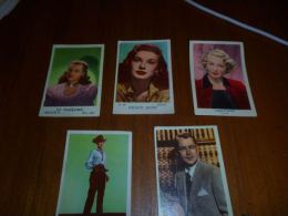 LOT 5 Chromo  Célébrité Marie Windsor Peggy Dow Jo Stafford Alan Ladd Lana Turner - Ballenstedt