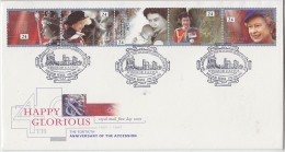 Great Britain 1992 Happy Glorious 5v On FDC (F2391) - 1991-2000 Dezimalausgaben