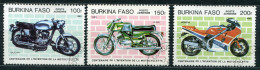 BURKINA FASO - Y&T PA 290 à 292 (Motos) - Burkina Faso (1984-...)