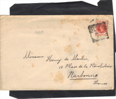 Lettre One Halfpenny   Bradford - 1899 Pour Narbonne France - Storia Postale