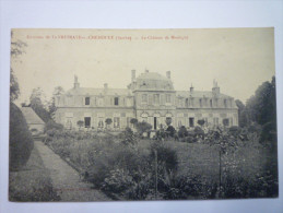 Environs De  LA  FRESNAYE-sur-CHEDOUET (Sarthe)  :  Le  Château De  MONTIGNY      1908 - La Fresnaye Sur Chédouet