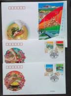 2011 CHINA HOMETOWN AFTER EARTHQUAKE FDC 3V - 2010-2019