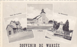 Souvenir De Warzée - Multivues (gare, église, Monument) - Ouffet