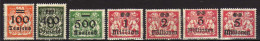 Danzig 1923 Mi 159;  161-162; 164-167 * [021114L] - Ungebraucht