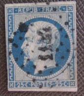 1849-50 - #10 25c Bleu Presidence B Avec Une Marge Courte - Cote: 65euros - 1852 Luigi-Napoleone