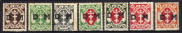 Danzig 1921 Dienstmarken Mi 2-4; 7-9; 11 * [021114L] - Oficial