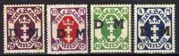 Danzig 1922 Dienstmarken Mi 15-17; 20 * [021114L] - Oficial