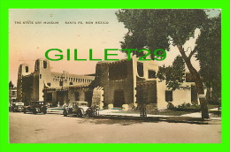 SANTA FE, NM - THE STATE ART MUSEUM - ANIMATED OLD CARS - THE ALBERTYPE CO - PUB. BY SANTA FE BOOK - - Santa Fe