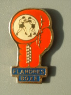 PIN´S BOXE - BOXING - FLANDRES - Boxeo