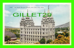 SALT LAKE CITY, UT - THE GREAT MORMON TEMPLE - PUB BY CARPENTER PAPER CO - - Salt Lake City