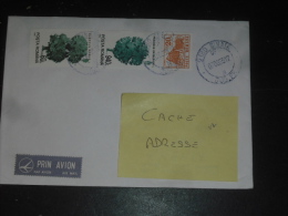 LETTRE ROUMANIE ROMANIA ROMANA AVEC YT 3973 4163 ET 4167 - AUBERGE BRASOV - ARBRE TREE CHENE FRENE - - Briefe U. Dokumente