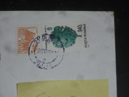 LETTRE ROUMANIE ROMANIA ROMANA AVEC YT 3973 ET 4167 - AUBERGE BRASOV - ARBRE TREE FRENE - - Brieven En Documenten