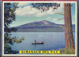 Calendrier 1954, Almanach Des PTT,postes,29 X 21,5 Cm.departement 26 Drome, - Tamaño Grande : 1941-60