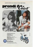 1970 - PIAGGIO CIAO -  1  Pubblicità Cm. 13x18 - Motorräder