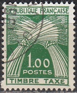 France 1960 Yvert Taxe 94 O Cote (2012) 2.30 Euro Gerbes Cachet Rond - 1960-.... Gebraucht