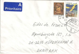 Sverige Rönninge >> Danmark Kobenhavn 1993 - Storia Postale