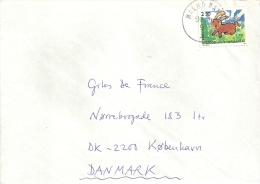 Sverige Malmö >> Danmark Kobenhavn 1993 / Lapin Konijn Rabbit - Lettres & Documents