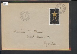 SUISSE MILITAIRE - TIMBRE CP.TG.I SUR ENVELOPPE - Dokumente