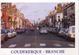 Coudekerque-Branche.. Animée.. Boulevard Jean Jaurès.. Commerces.. Voitures Automobiles - Coudekerque Branche