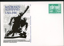 MATROSENAUFSTAND 1918 DDR PP16 C2/021 Privat-Postkarte Rostock 1978 NGK 3,00 € - 1. Weltkrieg