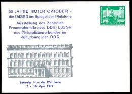 DDR PP16 D2/005 Privat-Postkarte PALAIS AM FESTUNGSGRABEN Berlin 1977  NGK 3,00 € - Privatpostkarten - Ungebraucht