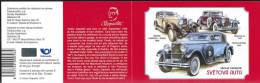 Czech Republic 2012 - Old Cars, BKL With Complet Set 6 Self-adhesive Stamps, MNH - Autres & Non Classés