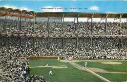 225675-Baseball, Sportsmen´s Park, St Louis Cardinals & Browns, Linen Postcard, E.C. Kropp No 4369 - Baseball