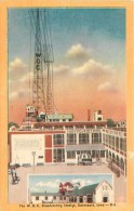 225687-Iowa, Davenport, WOC Radio Broadcasting Station, Linen Postcard, Peterson Paper By Dexter Press No 30014 - Davenport