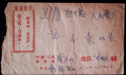 CHINA CHINE DURING THE CULTURAL REVOLUTION COVER WITH CHAIRMAN MAO QUOTATIONS - Covers & Documents