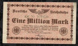 ALLEMAGNE .  BILLET DE 1 MILLION EN MARK . 1923 . - 1 Mio. Mark