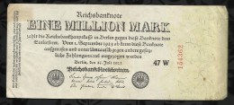 ALLEMAGNE .  BILLET DE 1 MILLION EN MARK . 1923 . - 1 Mio. Mark