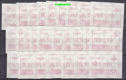 South Africa Frama Labels P001/P026 ** Mnh (17861) - Frankeervignetten (Frama)