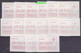 South Africa Frama Labels P012/P026 ** Mnh (17862) - Vignettes D'affranchissement (Frama)