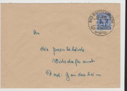 BIZ243a / DEUTSCHLAND - Brief   , Bad Gandersheim, Ortswerbestpl. 25 Pfg. AM Post  1946 - Covers & Documents