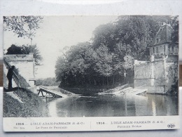 France, L'Oise, L'Isle-Adam-Parmain, Le Pont De Parmain 1914 (bilingue) - Parmain