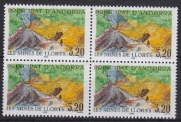 Andorra Fr. 1990 Mines 1v Bl Of 4 ** Mnh (17876) - Used Stamps