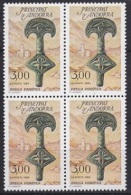 Andorra Fr. 1989  Sivella Visigotica 1v Bl Of 4 ** Mnh (17878) - Usados